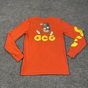 Nike NSW ACG Sasquatch Long Sleeve Shirt Mens Small Bigfoot Spellout